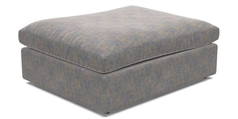Big Softie Footstool in Two Tone Plain Biscuit Big Softie Footstool in Two Tone Plain Biscuit