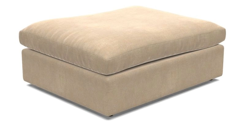 Big Softie Footstool in Two Tone Plain Biscuit Big Softie Footstool in Two Tone Plain Biscuit
