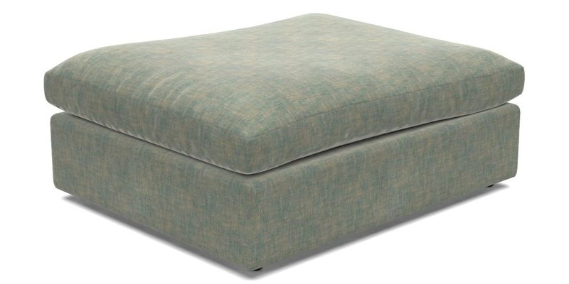 Big Softie Footstool in Two Tone Plain Biscuit