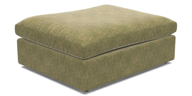 Big Softie Footstool in Two Tone Plain Biscuit