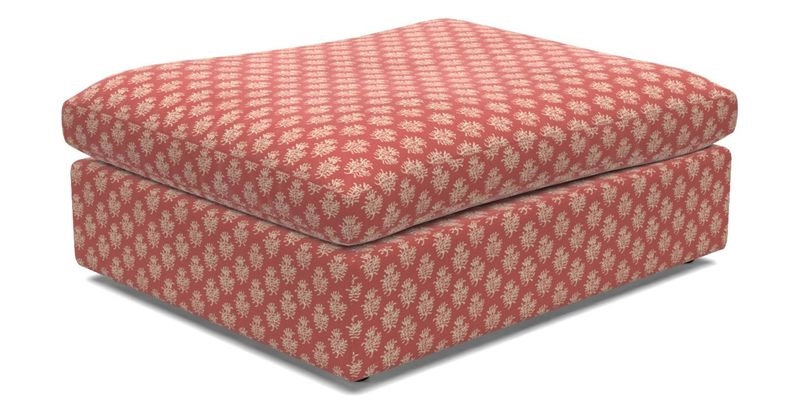 Big Softie Footstool in Two Tone Plain Biscuit