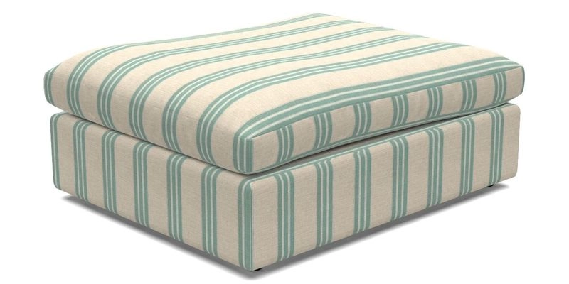 Big Softie Footstool in Two Tone Plain Biscuit