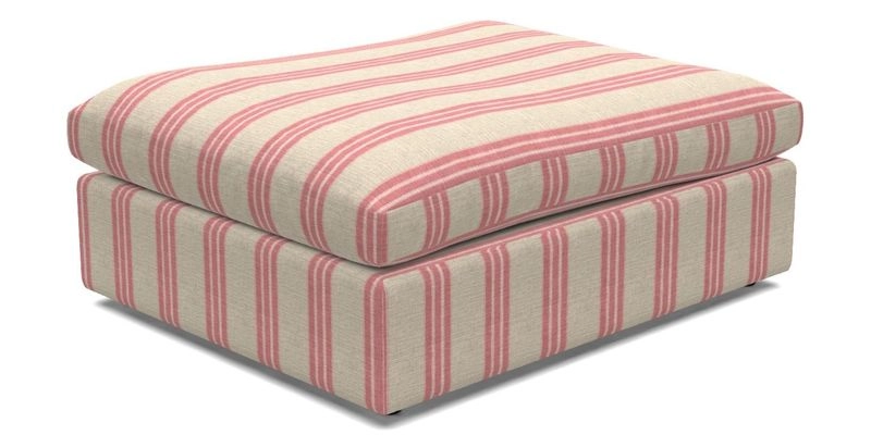 Big Softie Footstool in Two Tone Plain Biscuit