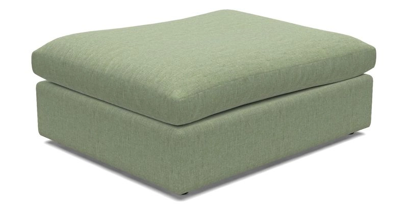 Big Softie Footstool in Two Tone Plain Biscuit