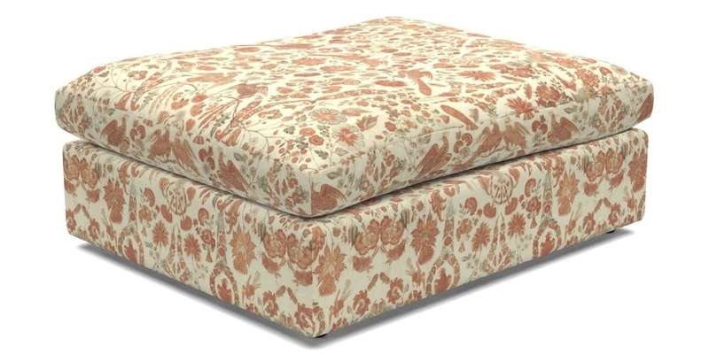 Big Softie Footstool in Two Tone Plain Biscuit