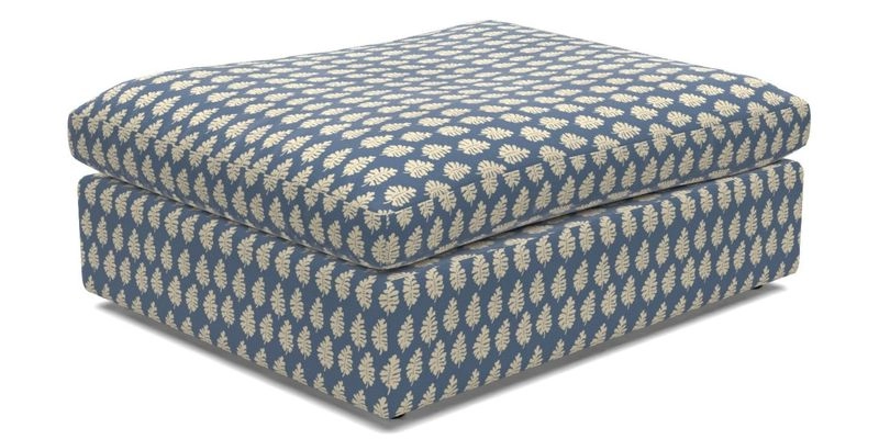 Big Softie Footstool in Two Tone Plain Biscuit