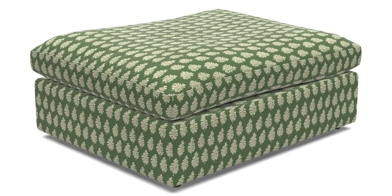 Big Softie Footstool in Two Tone Plain Biscuit
