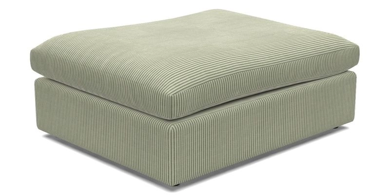 Big Softie Footstool in Two Tone Plain Biscuit