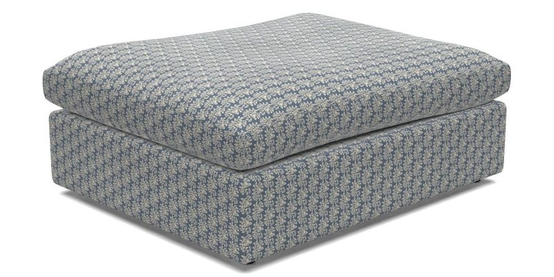Big Softie Footstool in Two Tone Plain Biscuit
