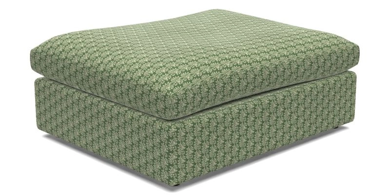 Big Softie Footstool in Two Tone Plain Biscuit