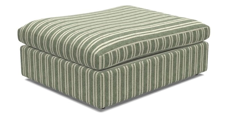 Big Softie Footstool in Two Tone Plain Biscuit