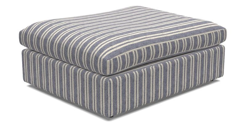Big Softie Footstool in Two Tone Plain Biscuit