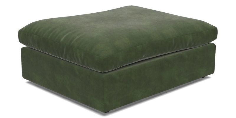 Big Softie Footstool in Two Tone Plain Biscuit