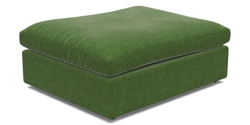 Big Softie Footstool in Two Tone Plain Biscuit