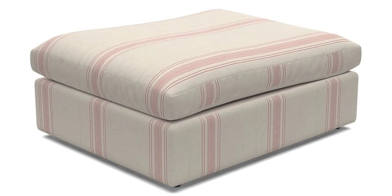 Big Softie Footstool in Two Tone Plain Biscuit