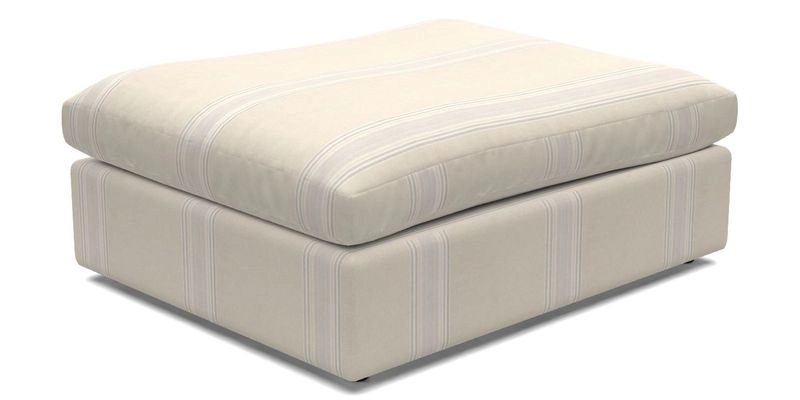 Big Softie Footstool in Two Tone Plain Biscuit