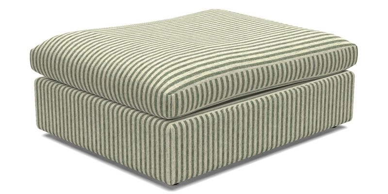 Big Softie Footstool in Two Tone Plain Biscuit