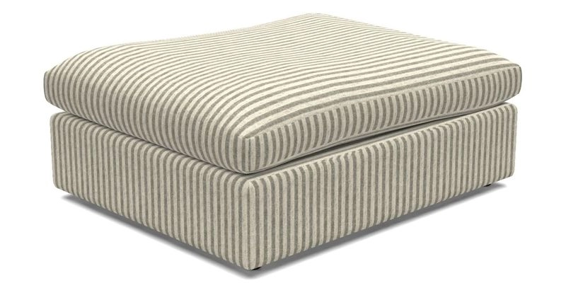 Big Softie Footstool in Two Tone Plain Biscuit