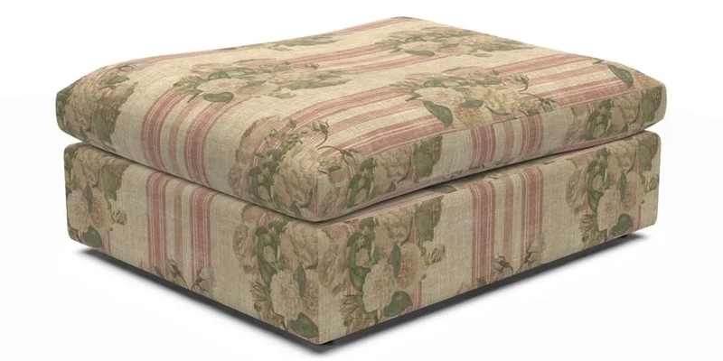 Big Softie Footstool in Two Tone Plain Biscuit