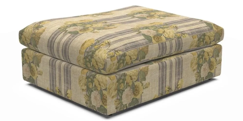 Big Softie Footstool in Two Tone Plain Biscuit