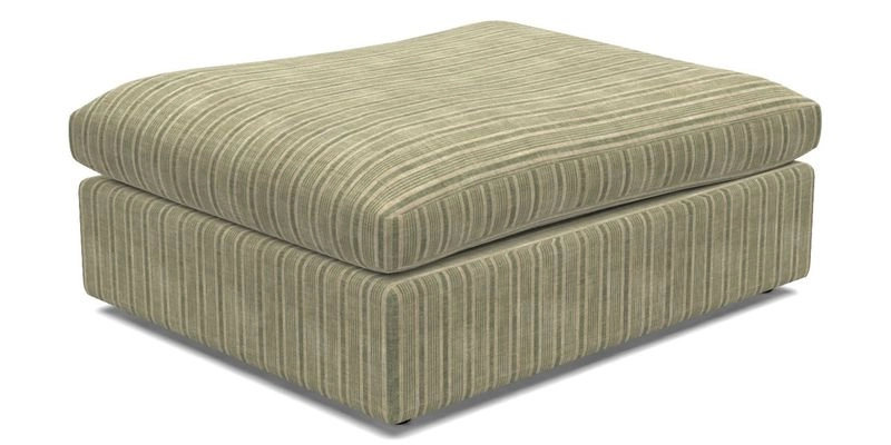 Big Softie Footstool in Two Tone Plain Biscuit