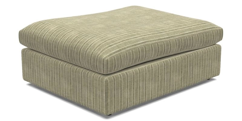 Big Softie Footstool in Two Tone Plain Biscuit