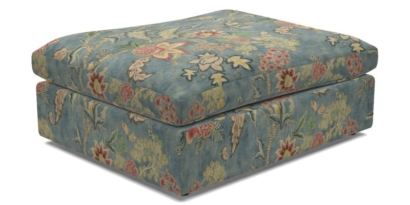 Big Softie Footstool in Two Tone Plain Biscuit