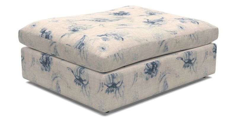 Big Softie Footstool in Two Tone Plain Biscuit