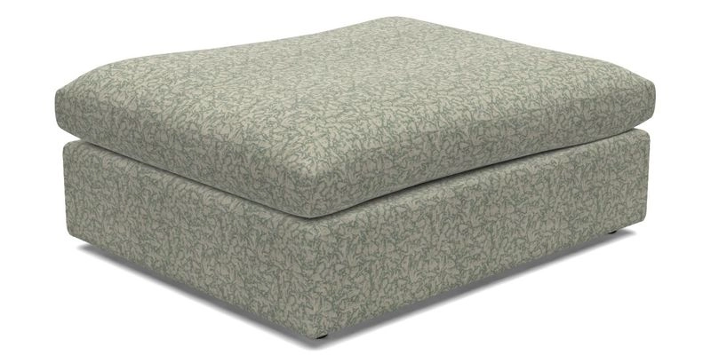 Big Softie Footstool in Two Tone Plain Biscuit