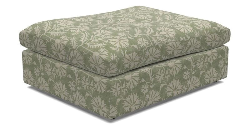 Big Softie Footstool in Two Tone Plain Biscuit