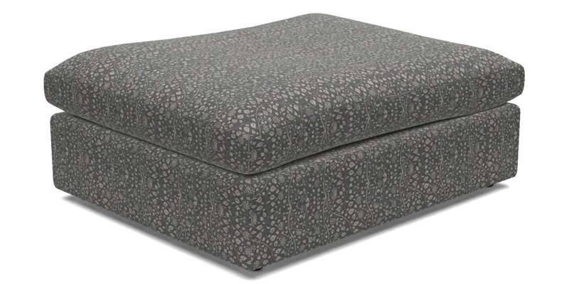 Big Softie Footstool in Two Tone Plain Biscuit
