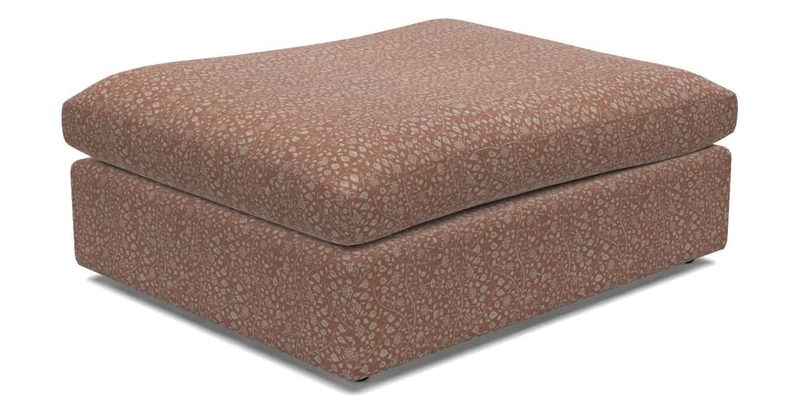 Big Softie Footstool in Two Tone Plain Biscuit