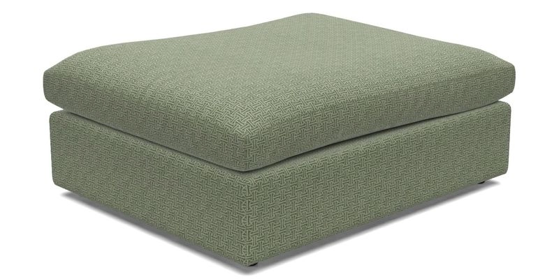 Big Softie Footstool in Two Tone Plain Biscuit