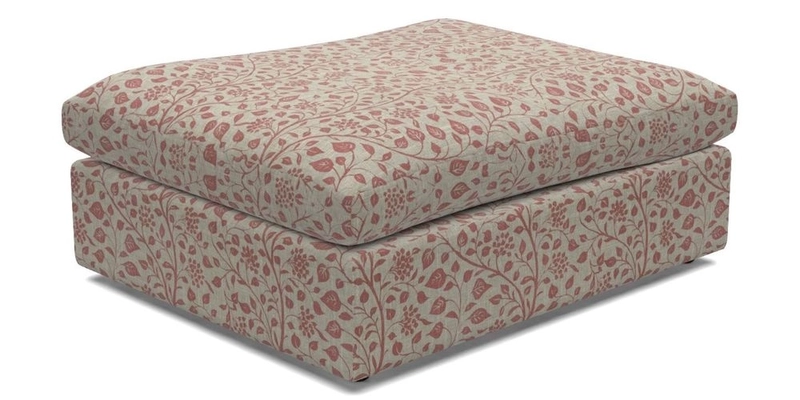 Big Softie Footstool in Two Tone Plain Biscuit