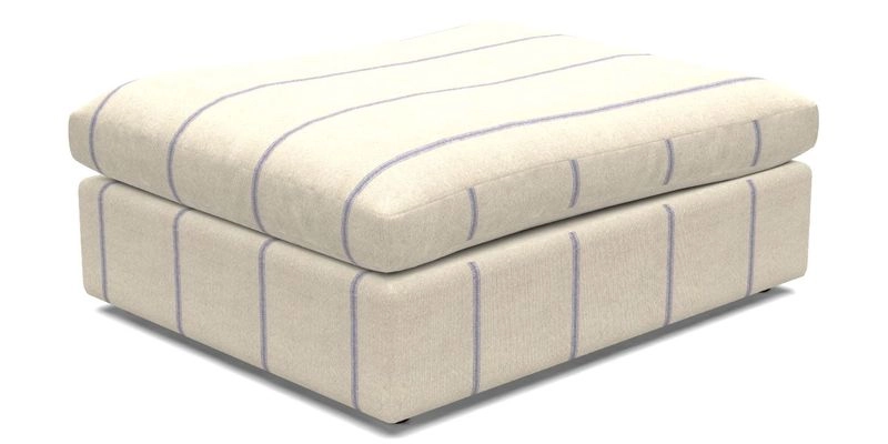 Big Softie Footstool in Two Tone Plain Biscuit