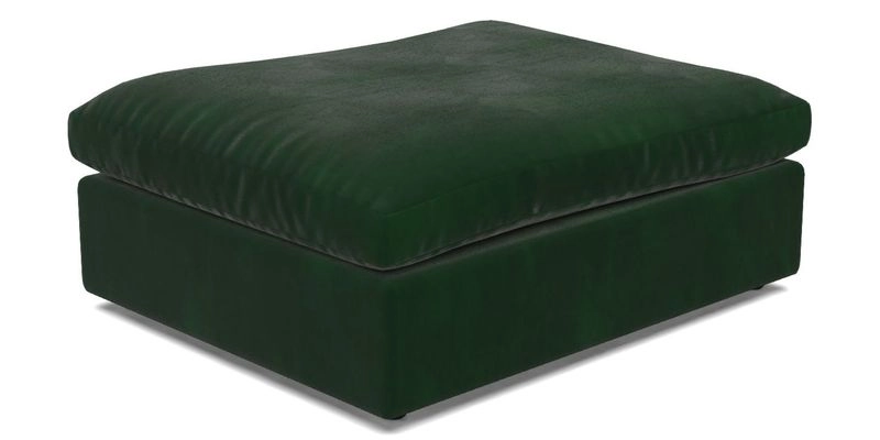 Big Softie Footstool in Two Tone Plain Biscuit