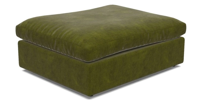 Big Softie Footstool in Two Tone Plain Biscuit
