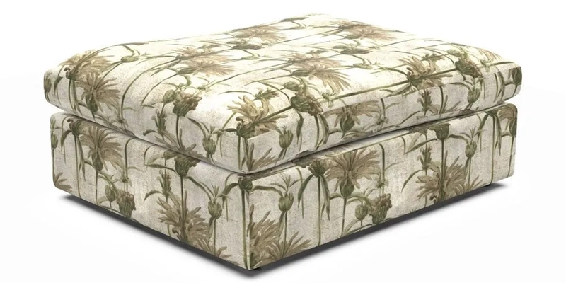 Big Softie Footstool in Two Tone Plain Biscuit