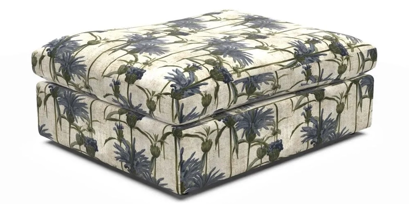 Big Softie Footstool in Two Tone Plain Biscuit