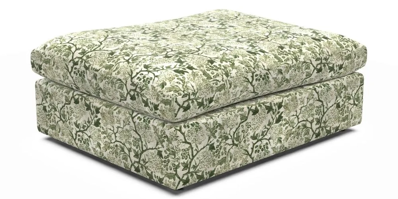 Big Softie Footstool in Two Tone Plain Biscuit