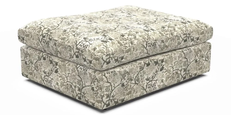 Big Softie Footstool in Two Tone Plain Biscuit