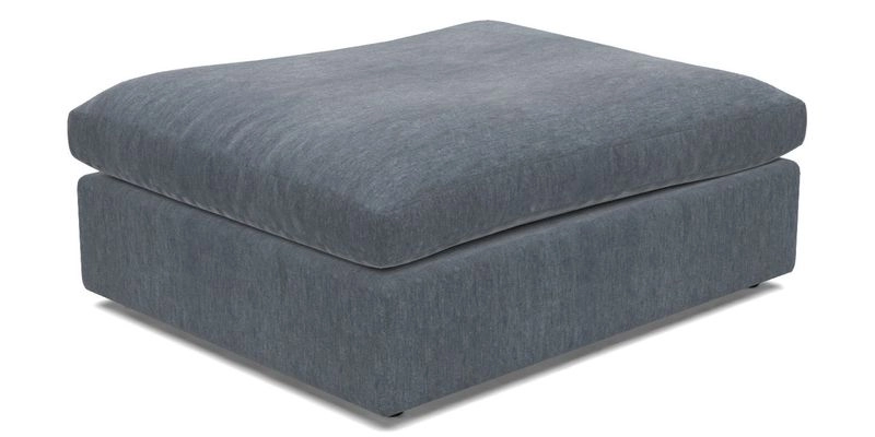 Big Softie Footstool in Two Tone Plain Biscuit