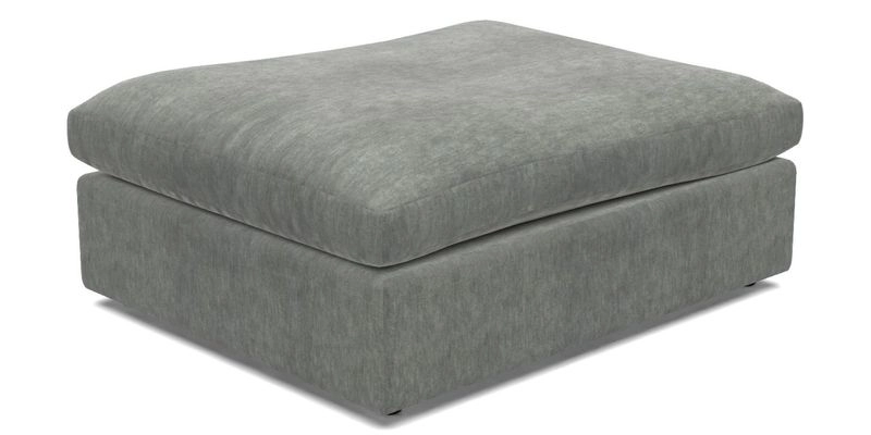 Big Softie Footstool in Two Tone Plain Biscuit