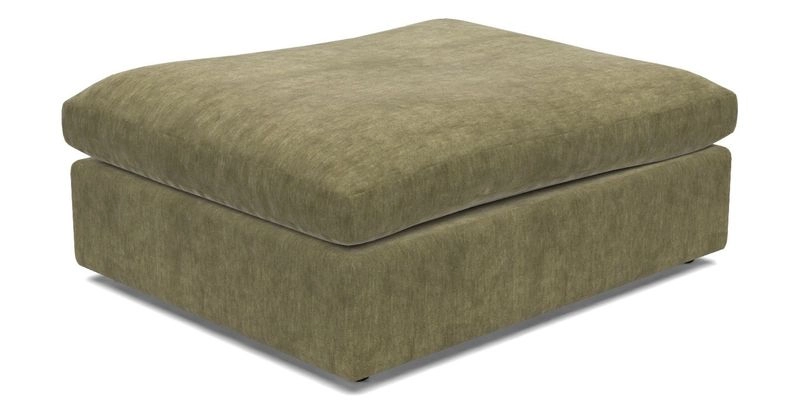 Big Softie Footstool in Two Tone Plain Biscuit
