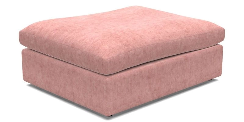 Big Softie Footstool in Two Tone Plain Biscuit