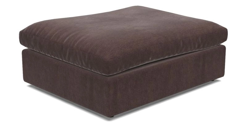 Big Softie Footstool in Two Tone Plain Biscuit