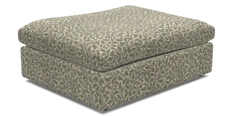 Big Softie Footstool in Two Tone Plain Biscuit