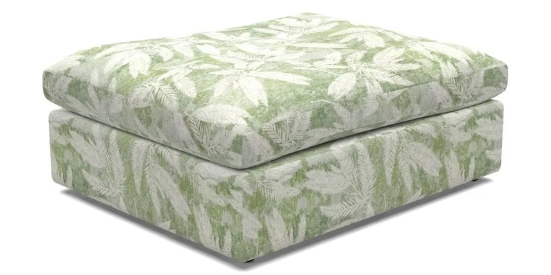 Big Softie Footstool in Two Tone Plain Biscuit