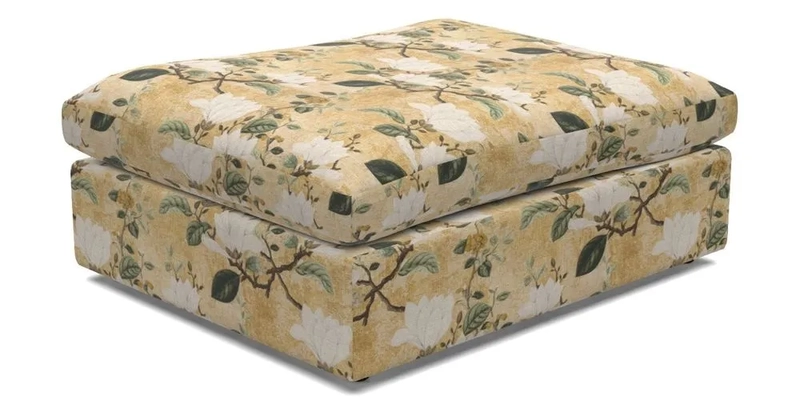 Big Softie Footstool in Two Tone Plain Biscuit