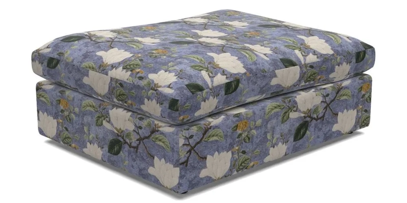 Big Softie Footstool in Two Tone Plain Biscuit